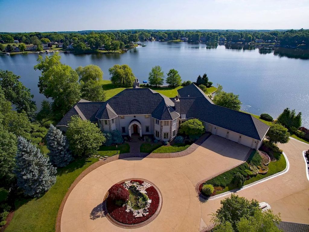 The Home in Michigan is a luxurious home featuring large rooms, oak floors, high ceilings and so forth now available for sale. This home located at 61963 Pheasant Pointe Dr, Sturgis, Michigan; offering 08 bedrooms and 08 bathrooms with 15,172 square feet of living spaces. 