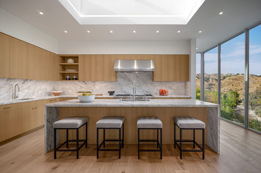 Ventura Hillside Home Stunning White Horizontal Blocks by DARX Studio 7