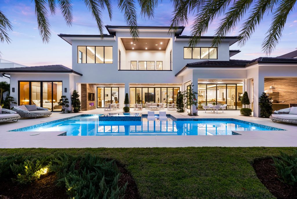 The Home in Fort Lauderdale is a recently completed brand new custom construction with no detail or budget spared now available for sale. This house located at 4028 Country Club Ln, Fort Lauderdale, Florida