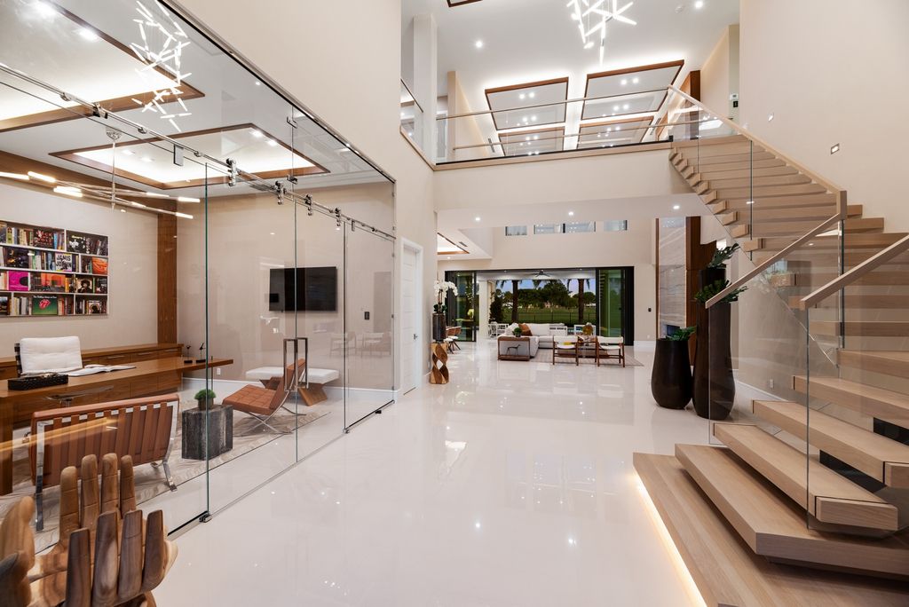 The Home in Fort Lauderdale is a recently completed brand new custom construction with no detail or budget spared now available for sale. This house located at 4028 Country Club Ln, Fort Lauderdale, Florida
