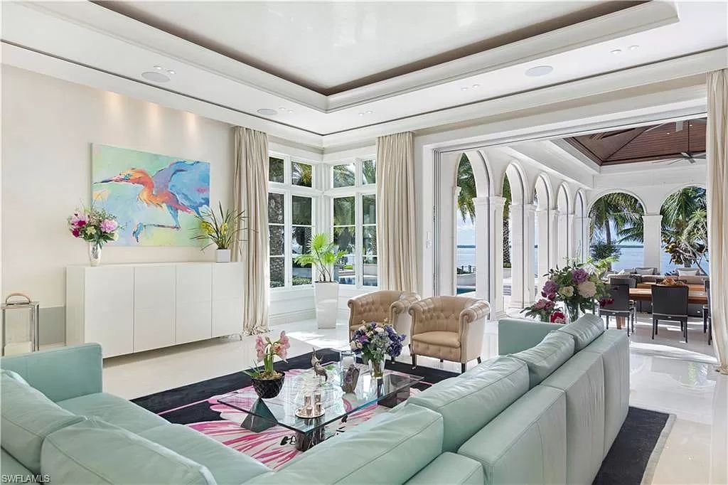 The Home in Fort Myers is a private waterfront property in iconic Southwest Florida with Palladian-inspired architecture, world-class amenities now available for sale. This home located at 1240 Coconut Dr, Fort Myers, Florida