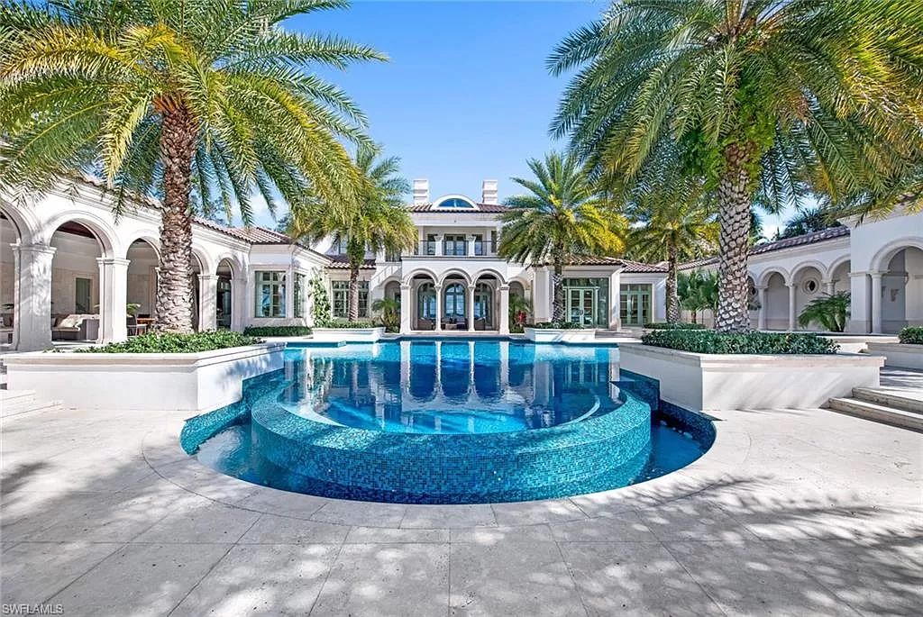 The Home in Fort Myers is a private waterfront property in iconic Southwest Florida with Palladian-inspired architecture, world-class amenities now available for sale. This home located at 1240 Coconut Dr, Fort Myers, Florida