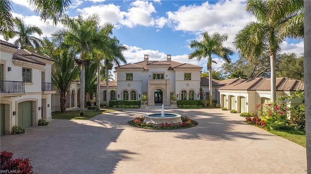 The Home in Fort Myers is a private waterfront property in iconic Southwest Florida with Palladian-inspired architecture, world-class amenities now available for sale. This home located at 1240 Coconut Dr, Fort Myers, Florida