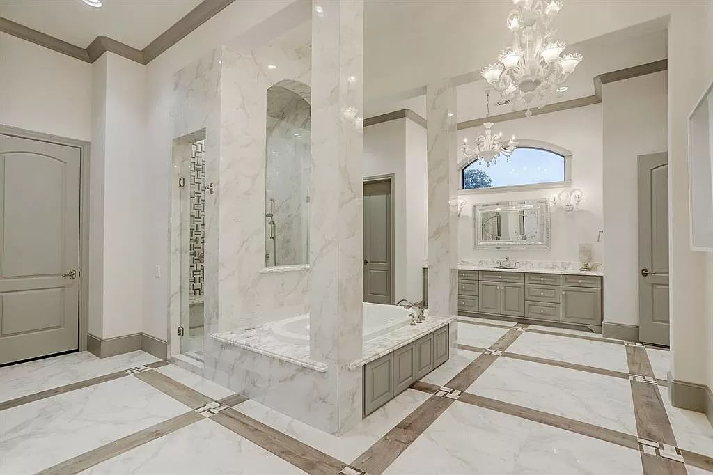 The Home in Houston is an impressive & recently constructed masterpiece by Stacey Fine Homes nestled in a beautiful & quiet part of Tanglewood now available for sale. This home located at 5804 Bayou Glen Rd, Houston, Texas