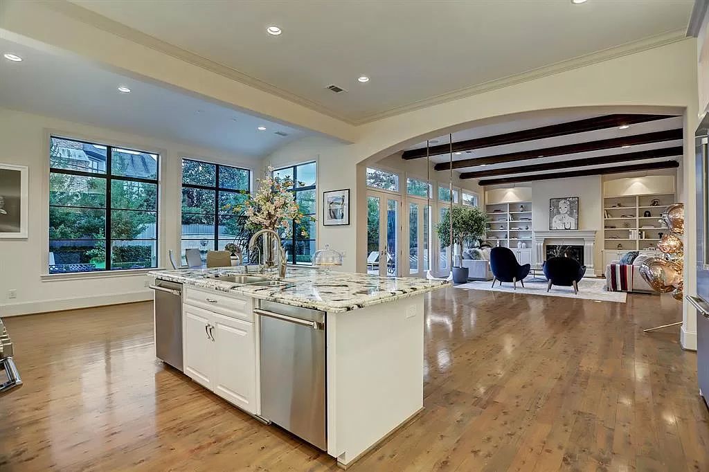 The Home in Houston is an impressive & recently constructed masterpiece by Stacey Fine Homes nestled in a beautiful & quiet part of Tanglewood now available for sale. This home located at 5804 Bayou Glen Rd, Houston, Texas