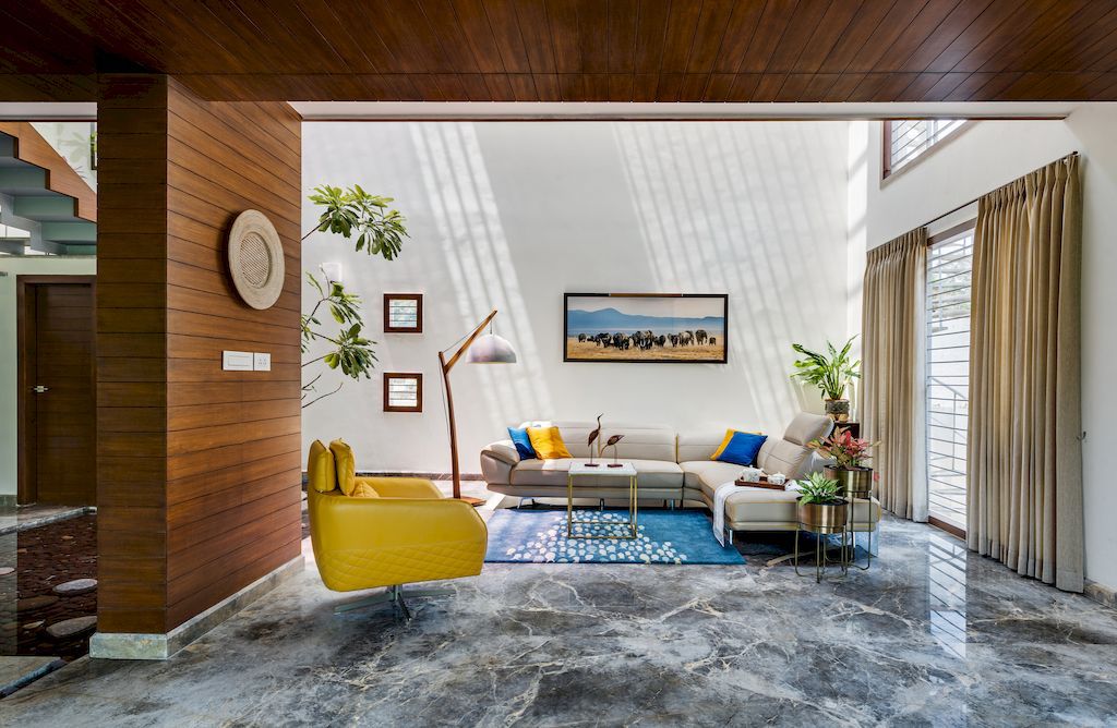AIKYA House, structure of times past but modernity by Techno Architecture