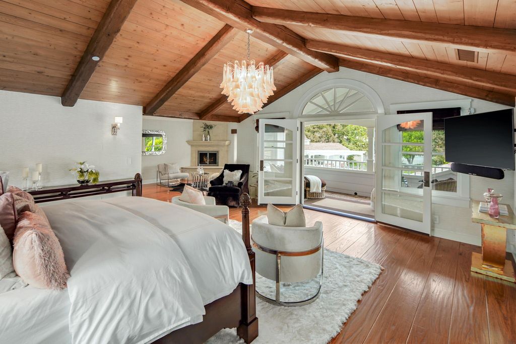 The House in Hidden Hills is an incredible estate has been transformed into a modern-transitional feel with a huge circular driveway now available for sale. This home located at 24733 Long Valley Rd, Hidden Hills, California