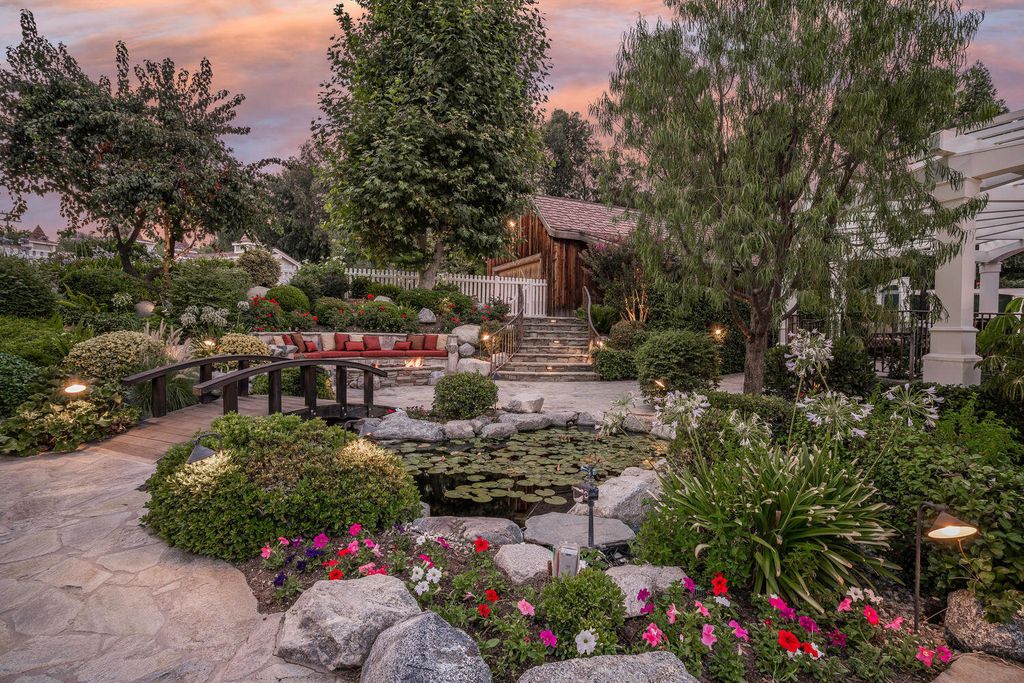 The House in Hidden Hills is an incredible estate has been transformed into a modern-transitional feel with a huge circular driveway now available for sale. This home located at 24733 Long Valley Rd, Hidden Hills, California