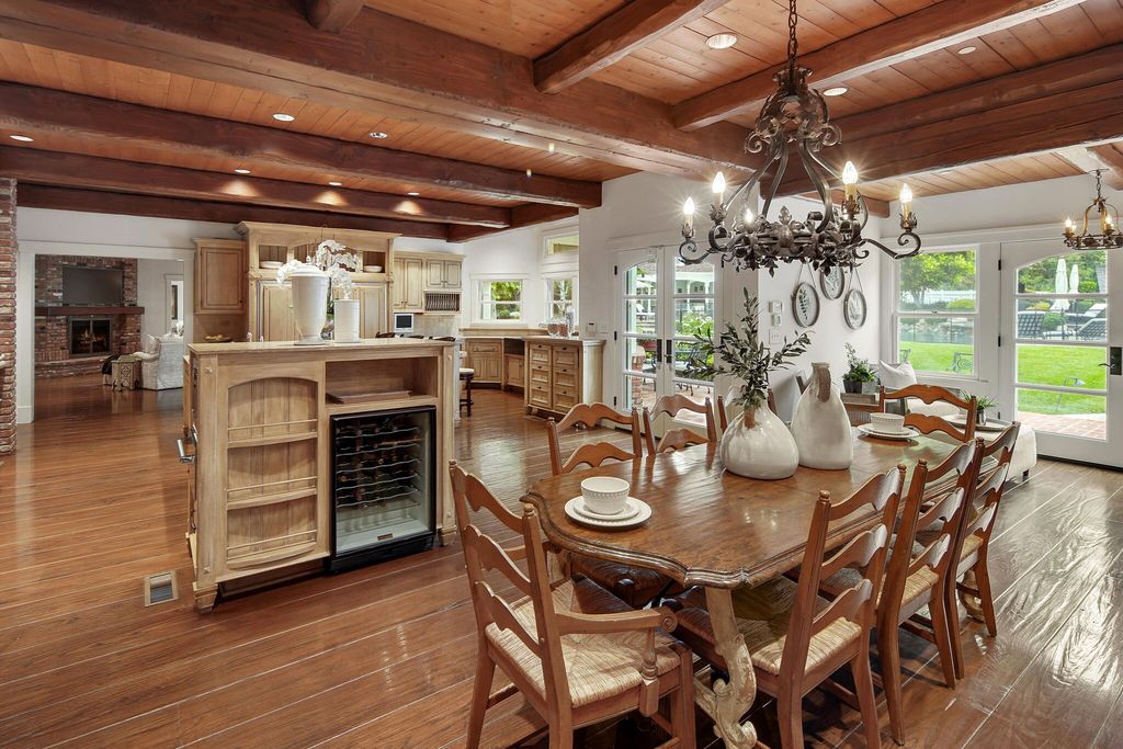 The House in Hidden Hills is an incredible estate has been transformed into a modern-transitional feel with a huge circular driveway now available for sale. This home located at 24733 Long Valley Rd, Hidden Hills, California