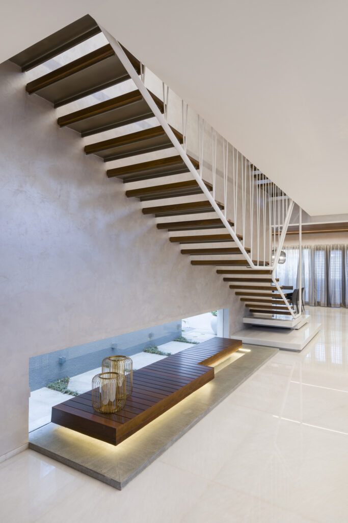 Beautiful House with futuristic white facade for unique exterior by Cadence