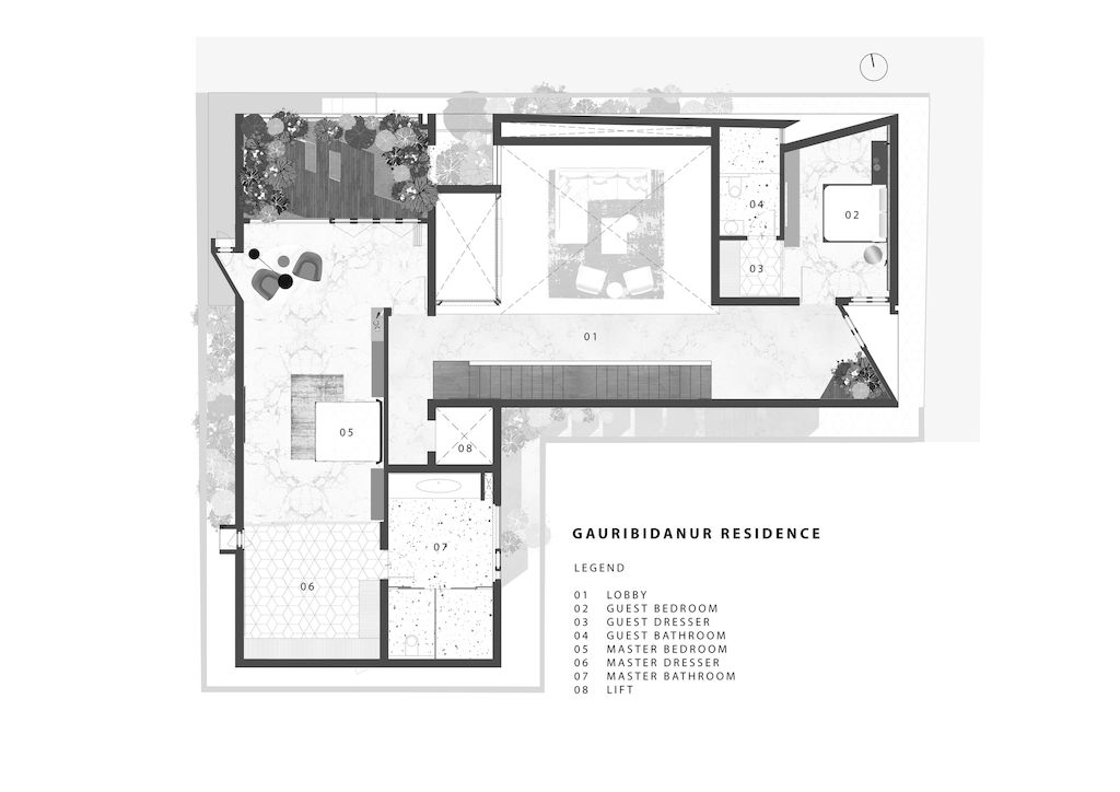 Beautiful House with futuristic white facade for unique exterior by Cadence 3