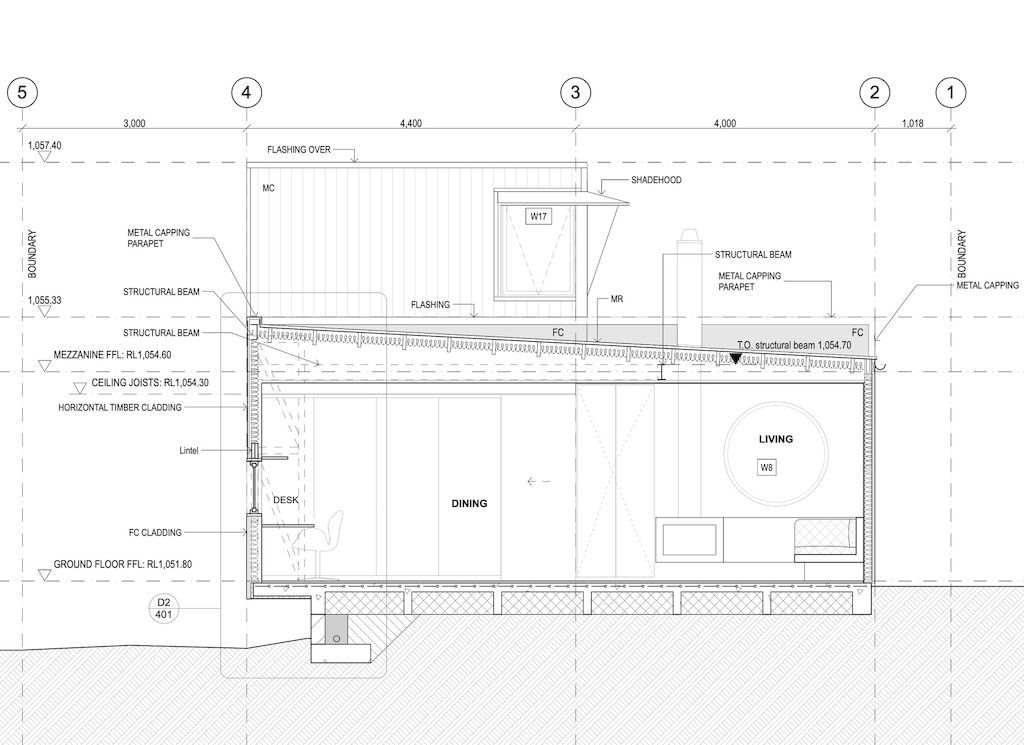 Blackheath courtyard house with prominent facade by Pearson Architecture 20