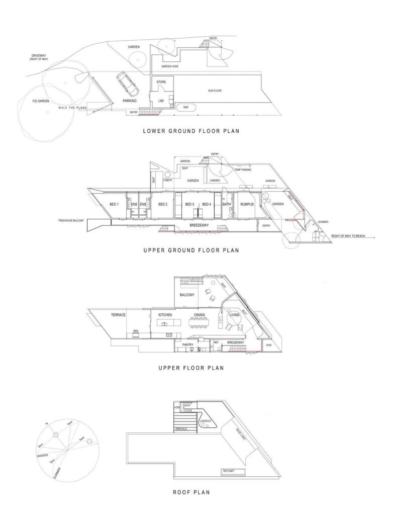 Breezeway House an angular geometry sculpture by David Boyle Architec 1