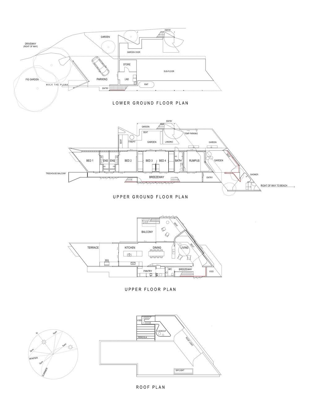 Breezeway House an angular geometry sculpture by David Boyle Architec 1