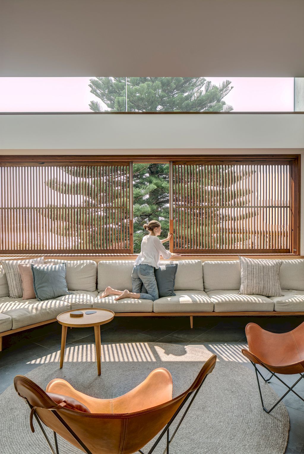 Breezeway House an angular geometry sculpture by David Boyle Architec 12