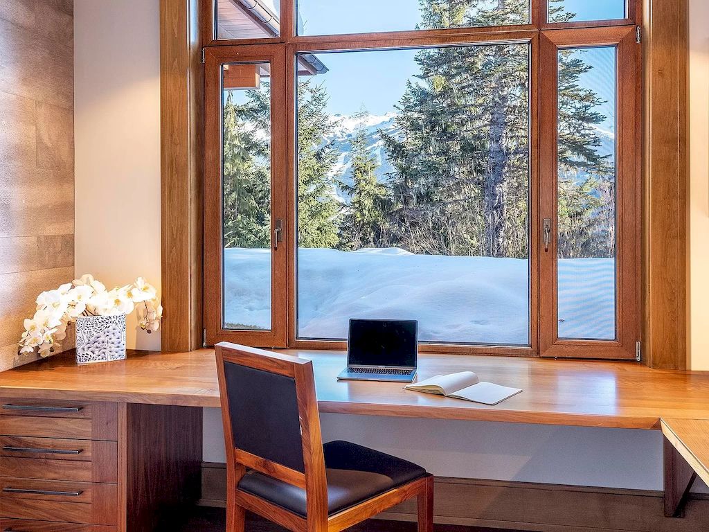The Whistler Estate provides the alpine views from all directions through floor to ceiling windows and bask in the sunlight from sunrise to sunset home now available for sale