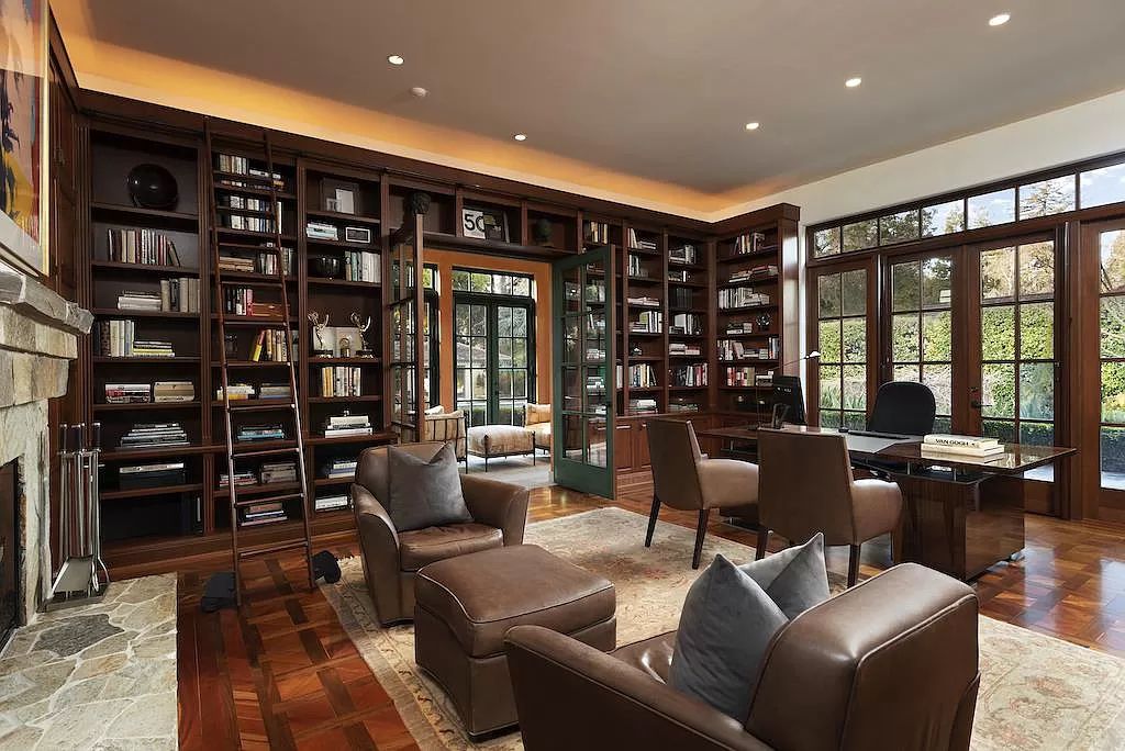 The Villa in Atherton is a European manor with contemporary touches close to Stanford University, Silicon Valley tech now available for sale. This home located at 42 Tuscaloosa Ave, Atherton, California; offering 5 bedrooms and 6 bathrooms with over 9,300 square feet of living spaces.