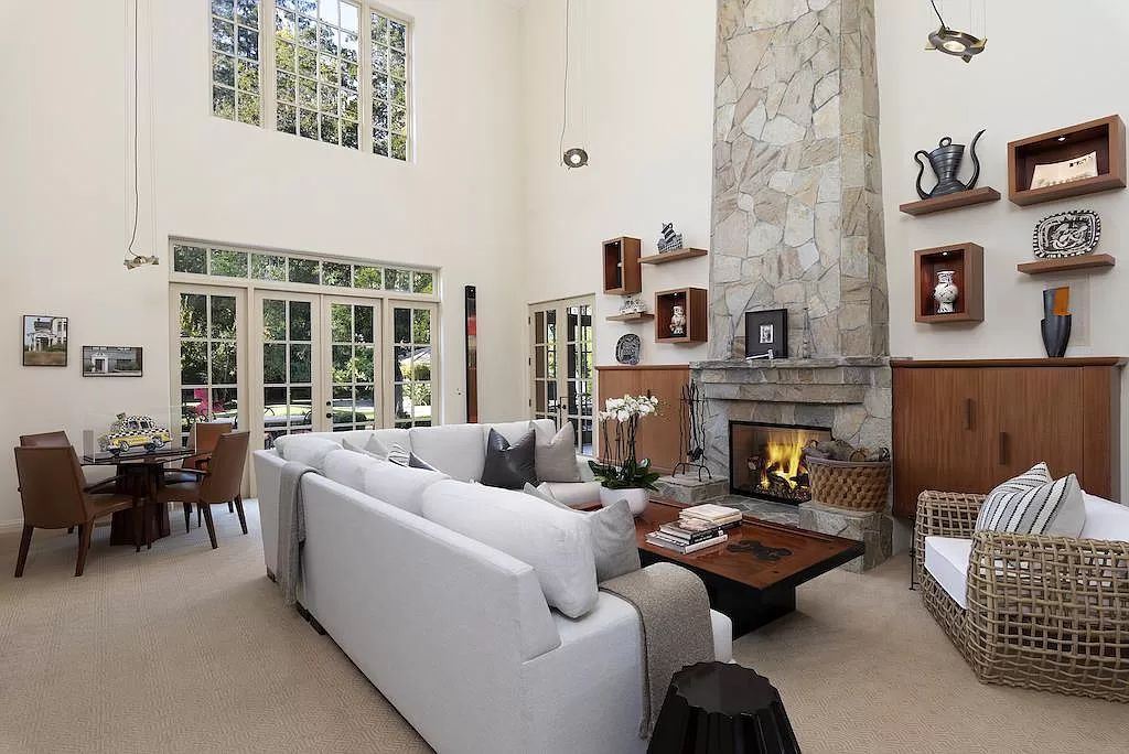 The Villa in Atherton is a European manor with contemporary touches close to Stanford University, Silicon Valley tech now available for sale. This home located at 42 Tuscaloosa Ave, Atherton, California; offering 5 bedrooms and 6 bathrooms with over 9,300 square feet of living spaces.