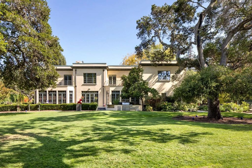 The Villa in Atherton is a European manor with contemporary touches close to Stanford University, Silicon Valley tech now available for sale. This home located at 42 Tuscaloosa Ave, Atherton, California; offering 5 bedrooms and 6 bathrooms with over 9,300 square feet of living spaces.