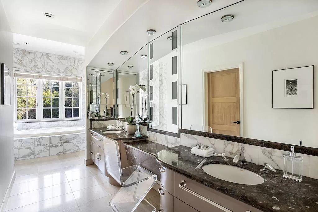 The Villa in Atherton is a European manor with contemporary touches close to Stanford University, Silicon Valley tech now available for sale. This home located at 42 Tuscaloosa Ave, Atherton, California; offering 5 bedrooms and 6 bathrooms with over 9,300 square feet of living spaces.
