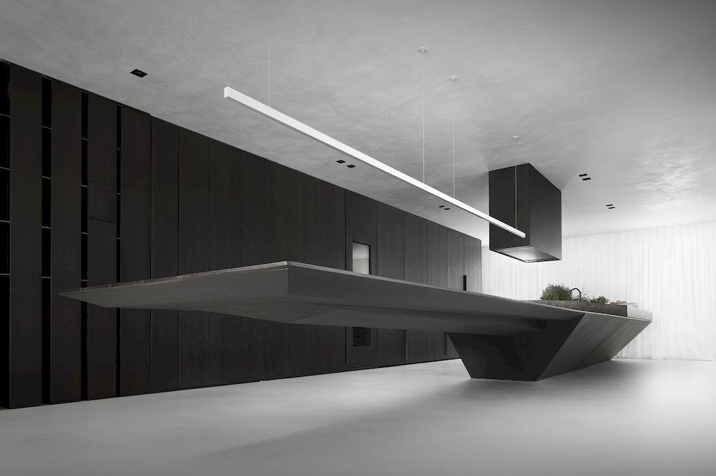 Fluid Home with flexible multifunctional spaces in Italy by Alessandro Isola 16