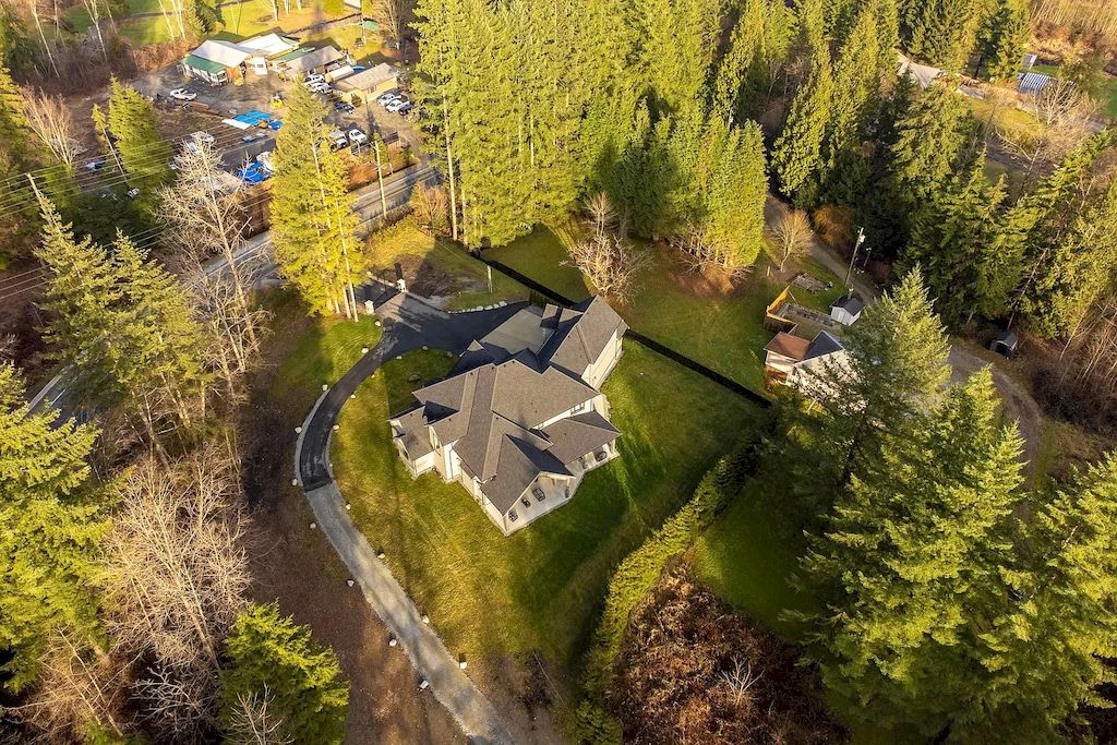 The House in Mission is a luxurious custom home on 3 private acres now available for sale. This home located at 29622 Dewdney Trunk Rd, Mission, BC V4S 1B6, Canada