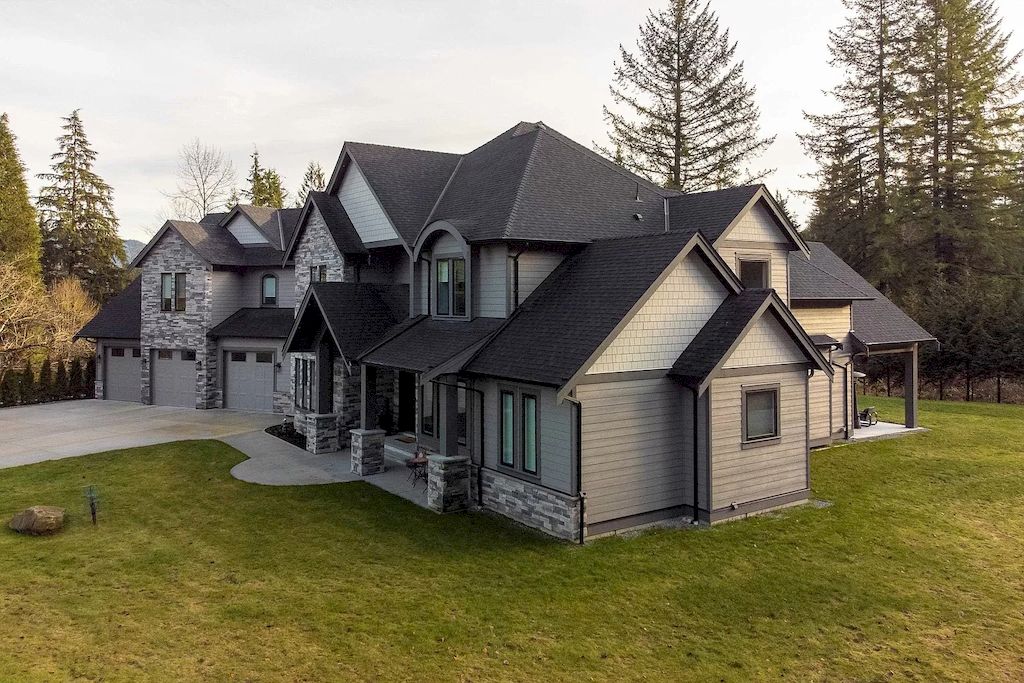 The House in Mission is a luxurious custom home on 3 private acres now available for sale. This home located at 29622 Dewdney Trunk Rd, Mission, BC V4S 1B6, Canada