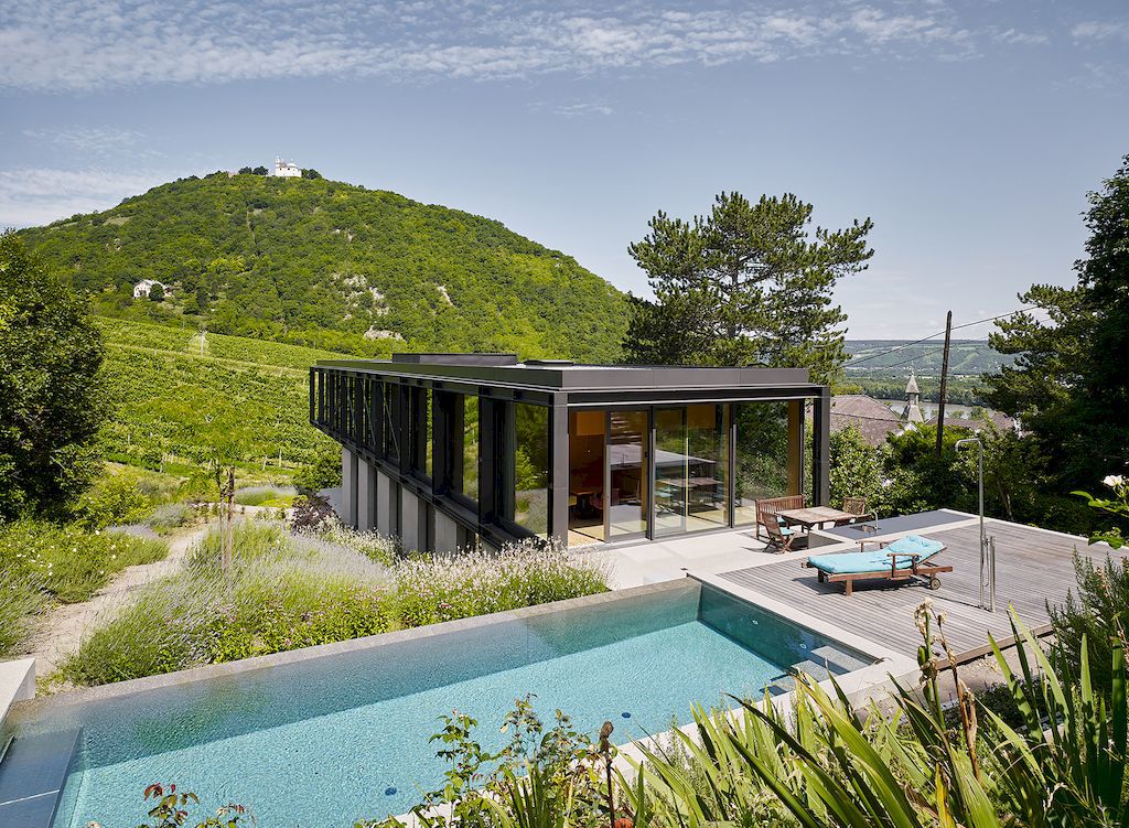 House in the Vineyards by Dietrich Untertrifaller & Alexander Janowsky