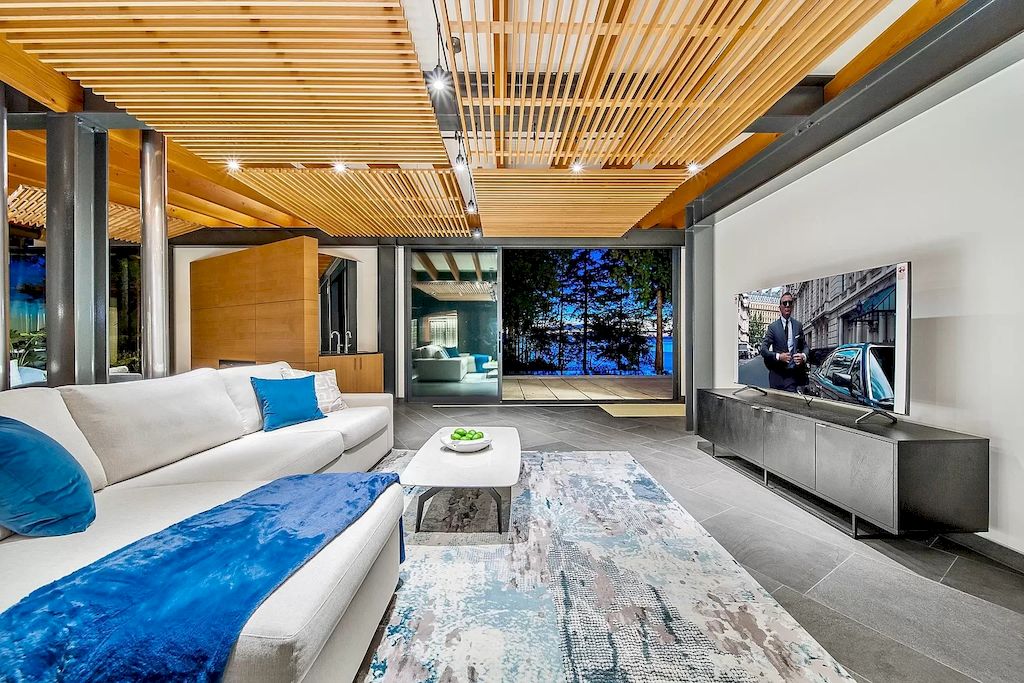 The House in Gulf Islands is renowned by architect, Paul Grant - dynamic interplay between indoors & outdoors now available for sale