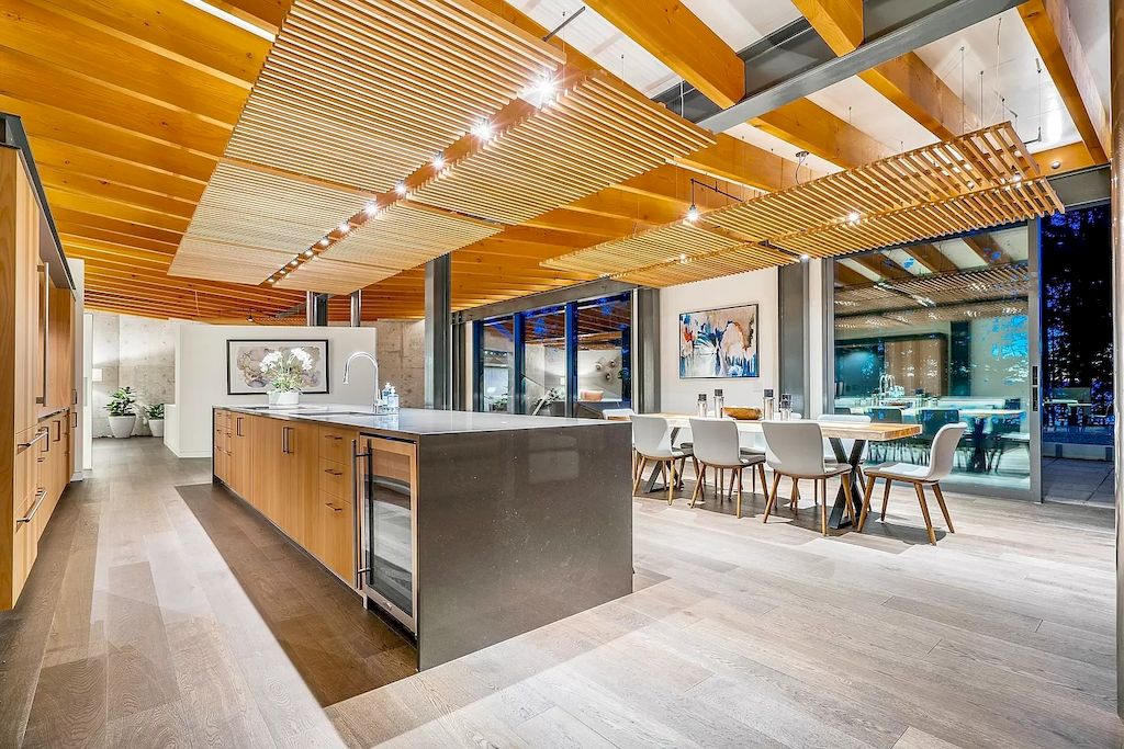 The House in Gulf Islands is renowned by architect, Paul Grant - dynamic interplay between indoors & outdoors now available for sale