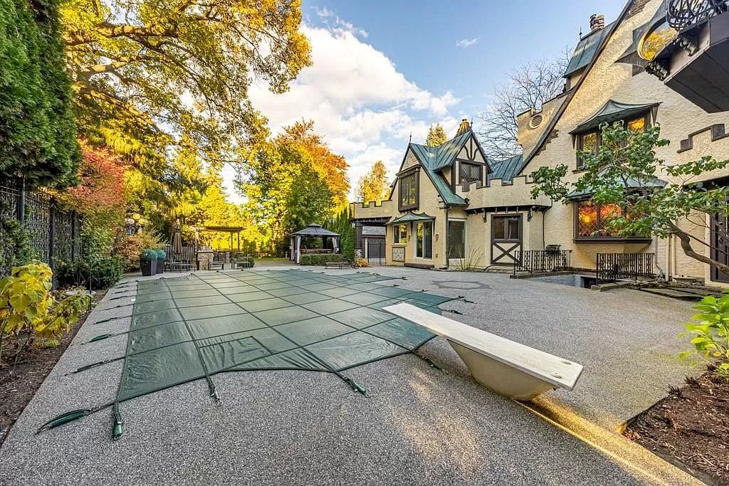 The Mississauga Castle Embraces meticulous hand crafted wood work, painted murals and exquisite stained glass windows now available for sale