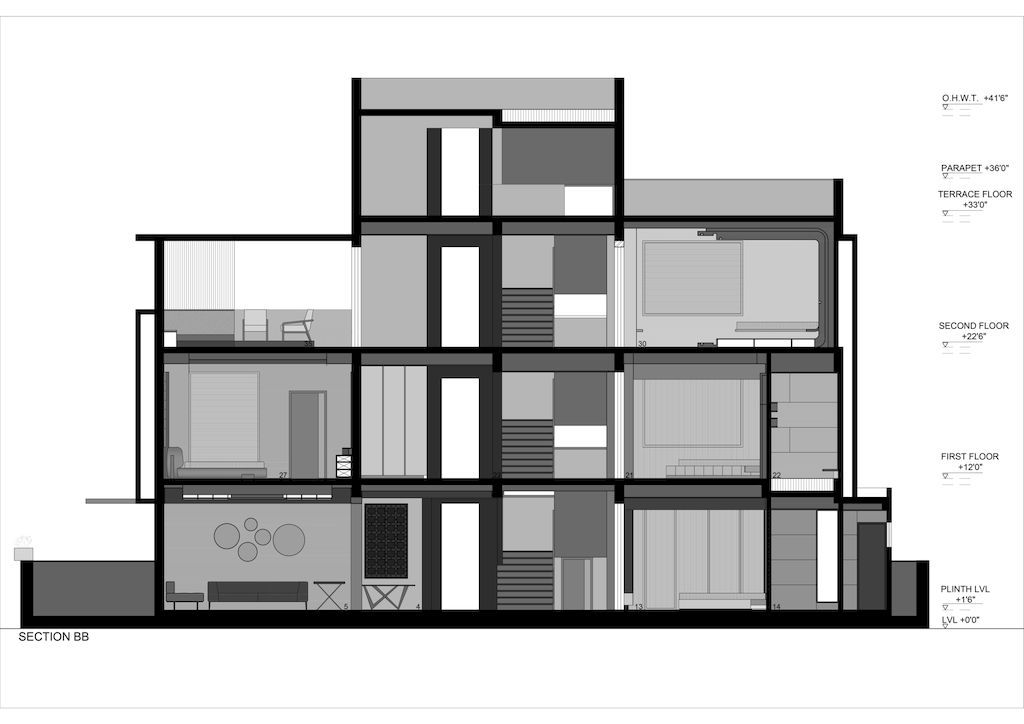 Scarlet House with unique and distinct design by Ghoricha Associate 13