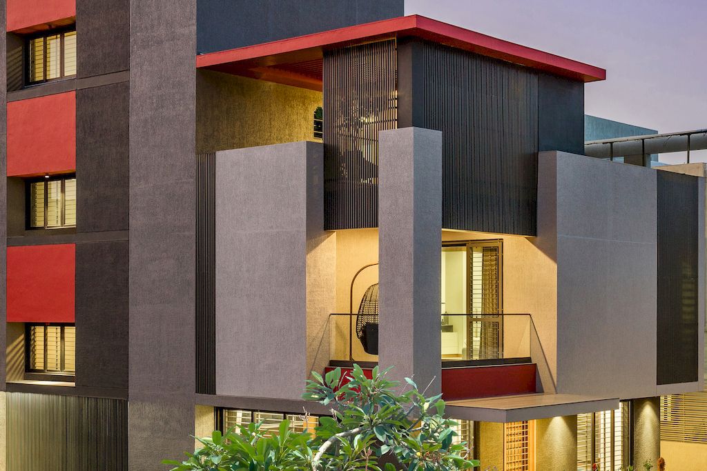 Scarlet House with unique and distinct design by Ghoricha Associate 16