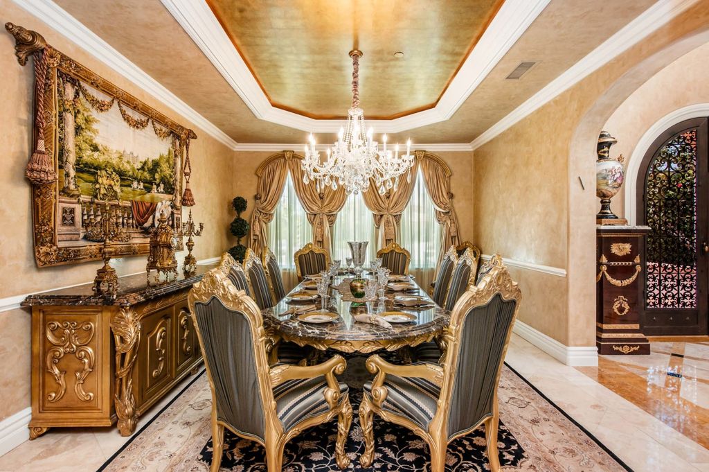 The Villa in Calabasas is a Mediterranean estate sited within the coveted gated community of The Estates of The Oaks now available for sale. This home located at 25232 Prado Del Misterio, Calabasas, California
