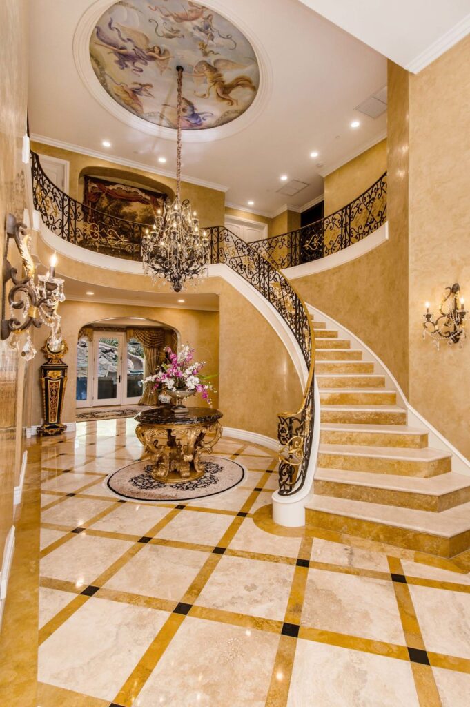 The Villa in Calabasas is a Mediterranean estate sited within the coveted gated community of The Estates of The Oaks now available for sale. This home located at 25232 Prado Del Misterio, Calabasas, California