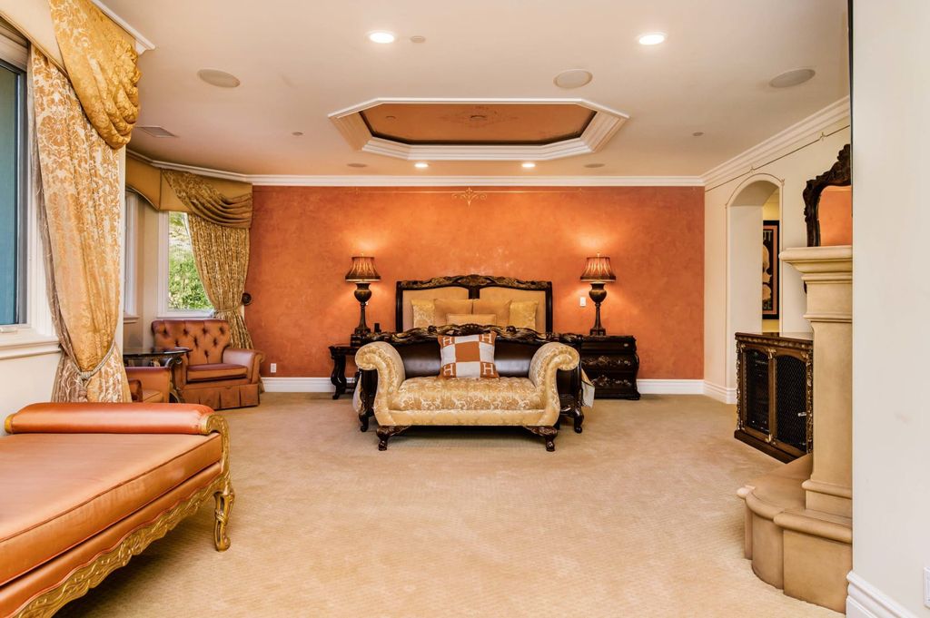 The Villa in Calabasas is a Mediterranean estate sited within the coveted gated community of The Estates of The Oaks now available for sale. This home located at 25232 Prado Del Misterio, Calabasas, California