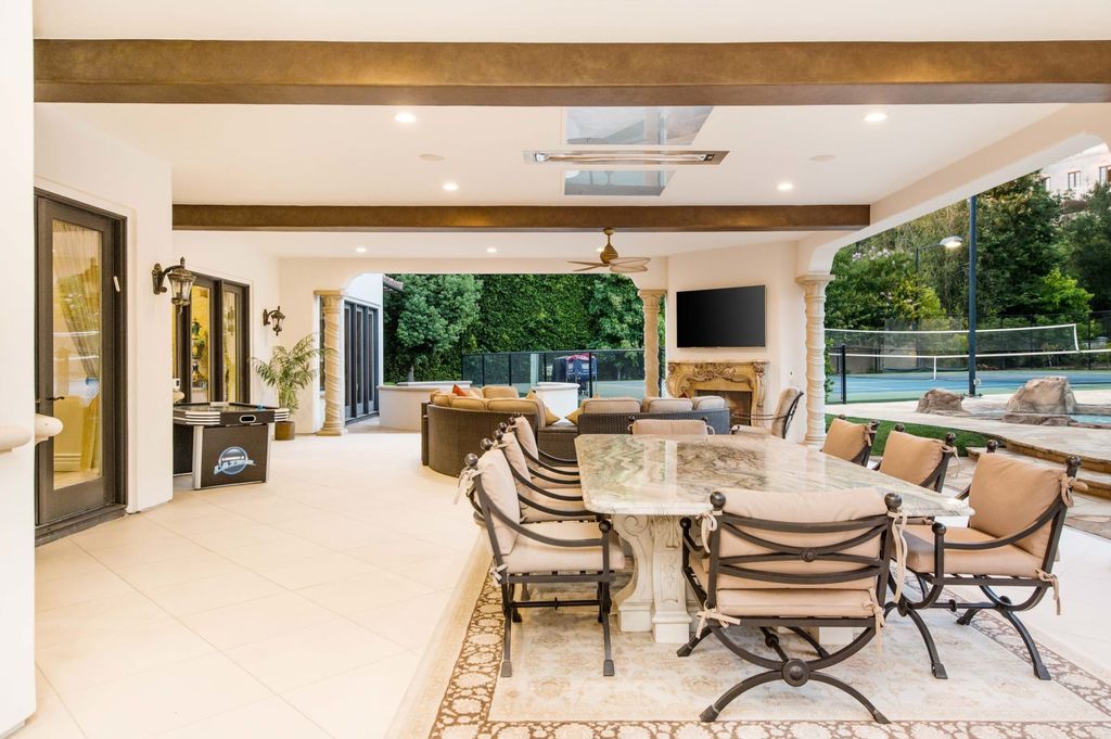 The Villa in Calabasas is a Mediterranean estate sited within the coveted gated community of The Estates of The Oaks now available for sale. This home located at 25232 Prado Del Misterio, Calabasas, California