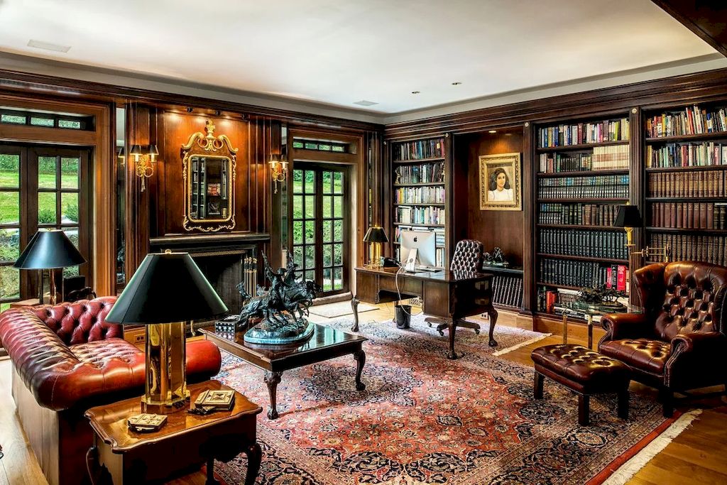 The Home in Connecticut is a luxurious home offering custom designed interiors, enchanting water views, expansive gardens, and so on now available for sale. This home located at 913 Oenoke Rdg, New Canaan, Connecticut; offering 07 bedrooms and 09 bathrooms with 10,824 square feet of living spaces.
