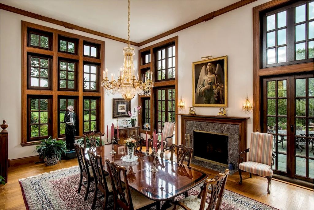 The Home in Connecticut is a luxurious home offering custom designed interiors, enchanting water views, expansive gardens, and so on now available for sale. This home located at 913 Oenoke Rdg, New Canaan, Connecticut; offering 07 bedrooms and 09 bathrooms with 10,824 square feet of living spaces.