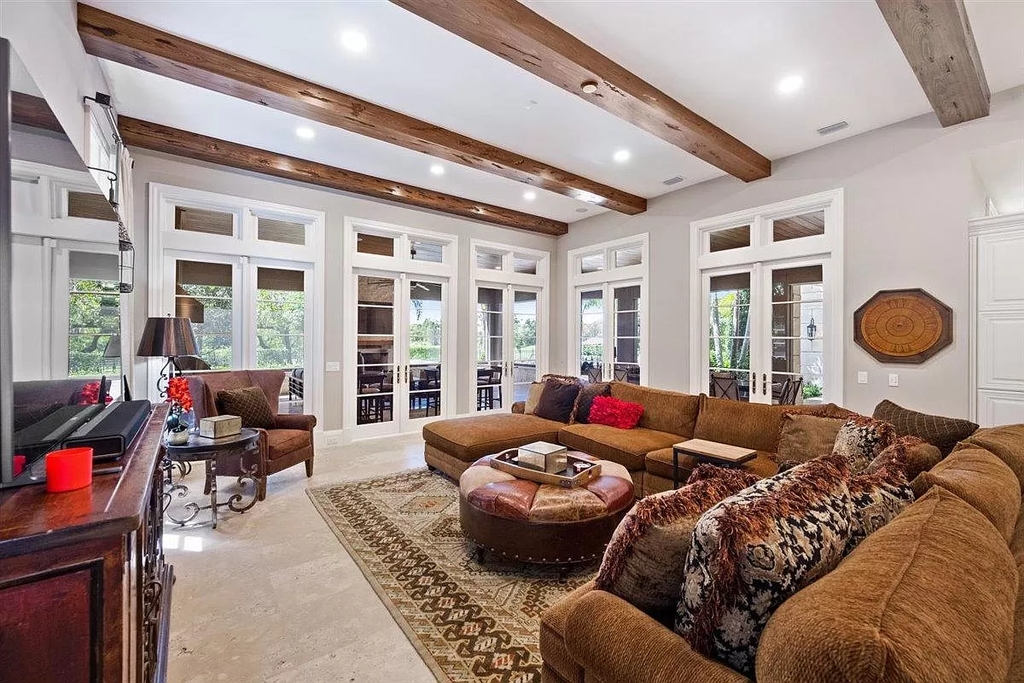 The Home in Wellington is an absolutely stunning estate with volume ceilings and beautiful marble floors throughout now available for sale. This home located at 2968 Hurlingham Dr, Wellington, Florida