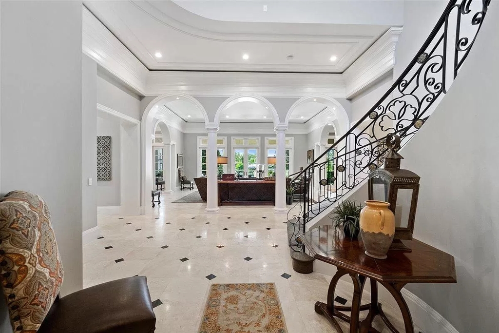 The Home in Wellington is an absolutely stunning estate with volume ceilings and beautiful marble floors throughout now available for sale. This home located at 2968 Hurlingham Dr, Wellington, Florida