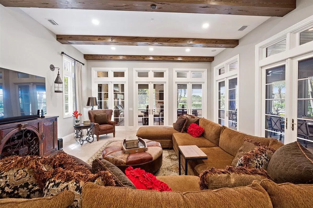 The Home in Wellington is an absolutely stunning estate with volume ceilings and beautiful marble floors throughout now available for sale. This home located at 2968 Hurlingham Dr, Wellington, Florida