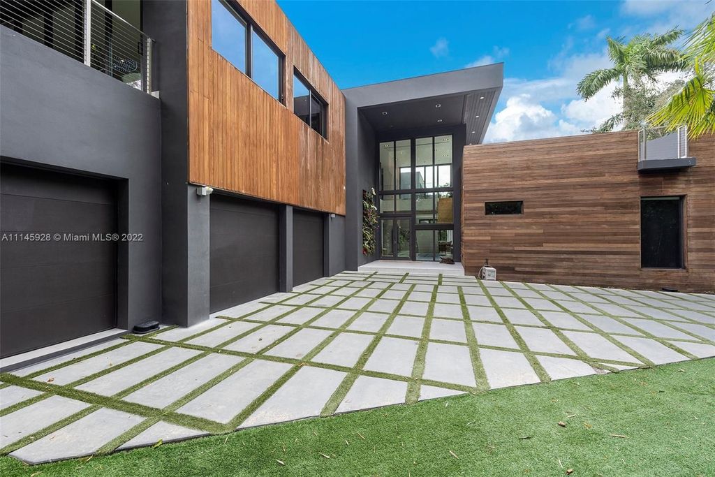 This 8990000 Modern Home in Miami offers Oversized Entertaining Areas 1