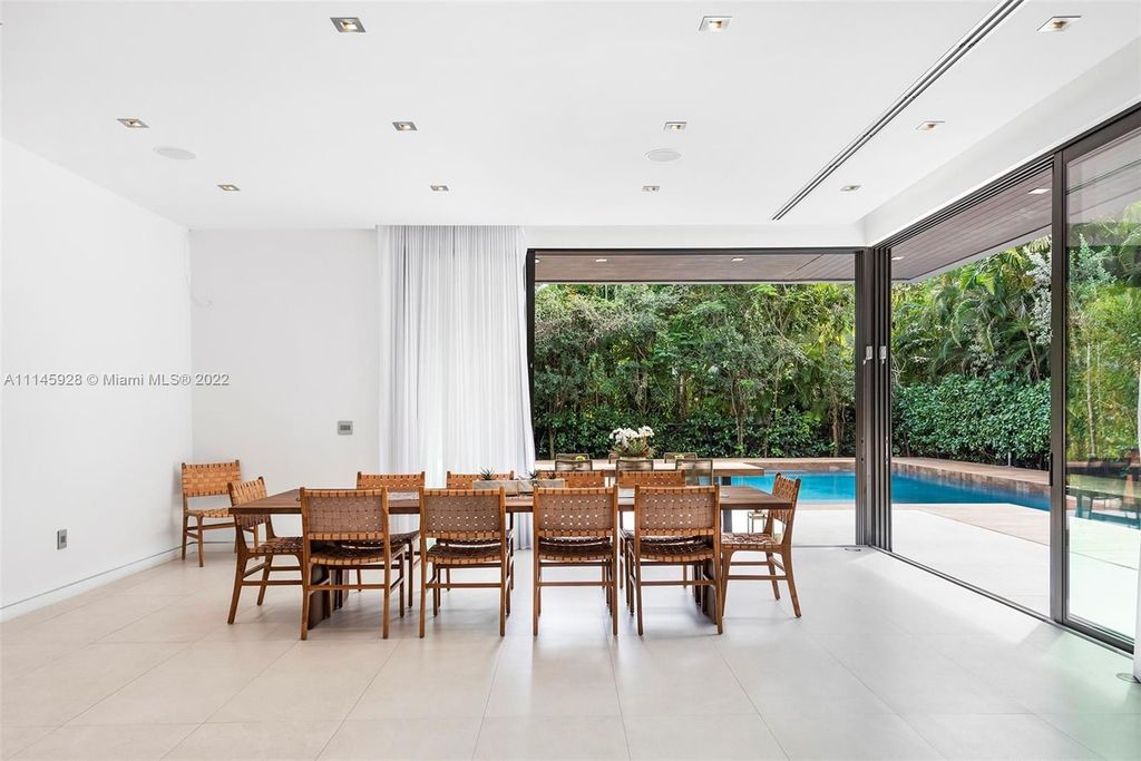 This 8990000 Modern Home in Miami offers Oversized Entertaining Areas 13