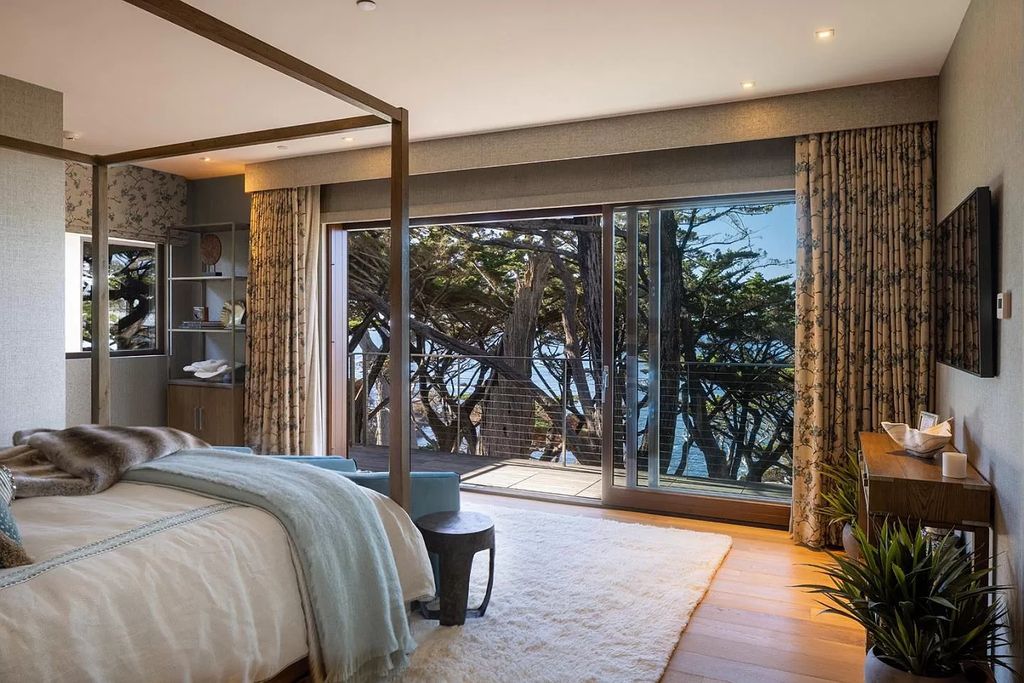 The Pebble Beach Villa is a spectacular property offers a truly unique combination of natural beauty, ocean views, and striking architecture now available for sale. This home located at 3188 Seventeen Mile Dr, Pebble Beach, California