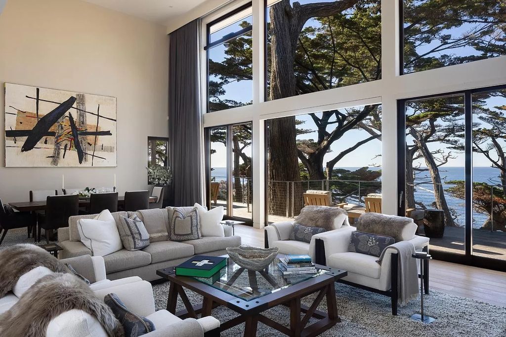 The Pebble Beach Villa is a spectacular property offers a truly unique combination of natural beauty, ocean views, and striking architecture now available for sale. This home located at 3188 Seventeen Mile Dr, Pebble Beach, California