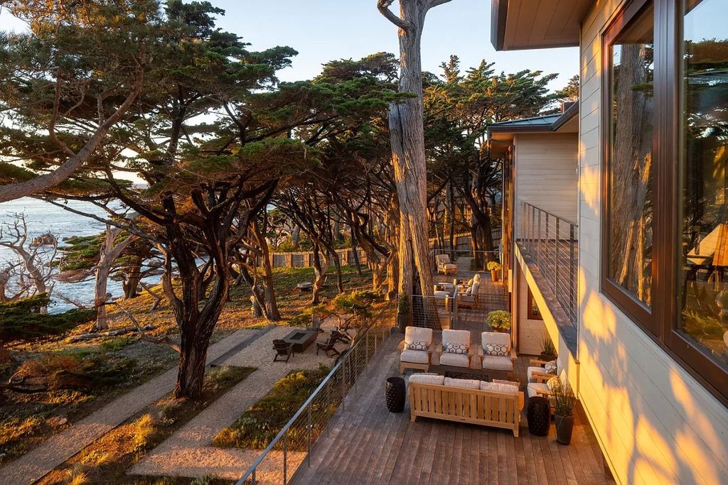 The Pebble Beach Villa is a spectacular property offers a truly unique combination of natural beauty, ocean views, and striking architecture now available for sale. This home located at 3188 Seventeen Mile Dr, Pebble Beach, California