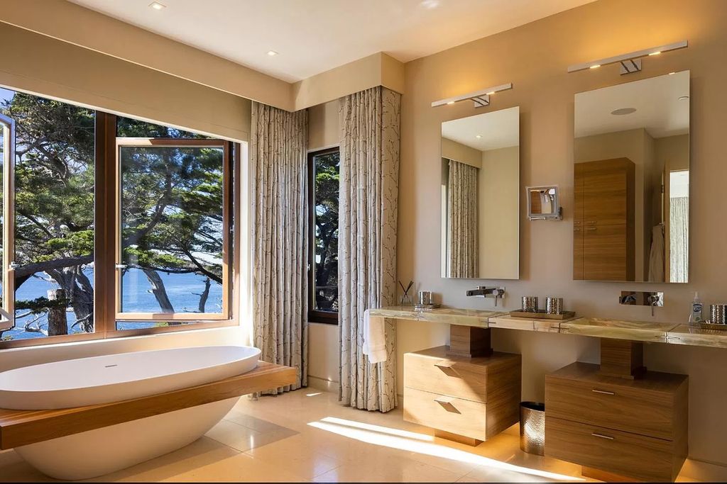 The Pebble Beach Villa is a spectacular property offers a truly unique combination of natural beauty, ocean views, and striking architecture now available for sale. This home located at 3188 Seventeen Mile Dr, Pebble Beach, California