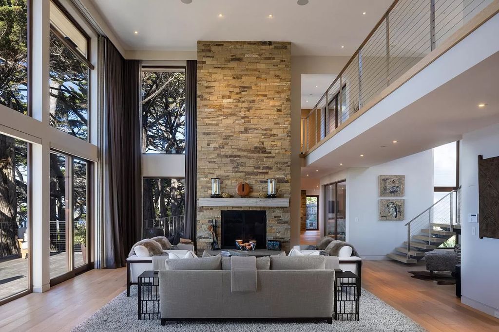 The Pebble Beach Villa is a spectacular property offers a truly unique combination of natural beauty, ocean views, and striking architecture now available for sale. This home located at 3188 Seventeen Mile Dr, Pebble Beach, California