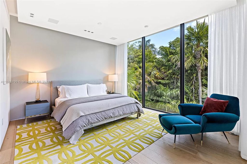 The Villa in Miami Beach is an award winning new construction modern tropical estate on Sunset Island 2 now available for sale. This home located at 2535 Shelter Ave, Miami Beach, Florida